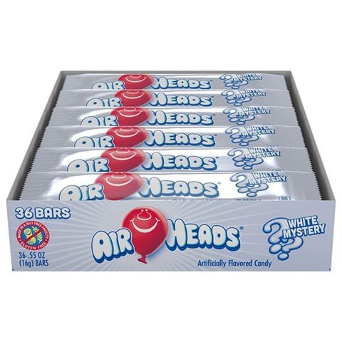 Airheads White Mystery 36 Ct 0.55 Oz. Bars