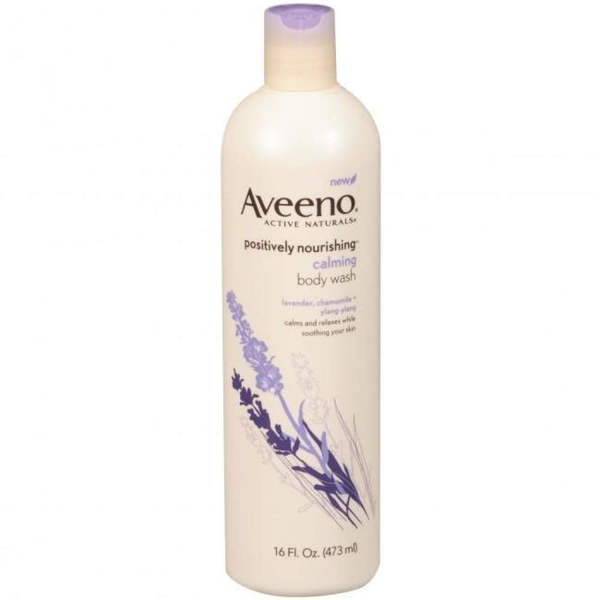 Aveeno Body Wash Calming Lavender 16Oz