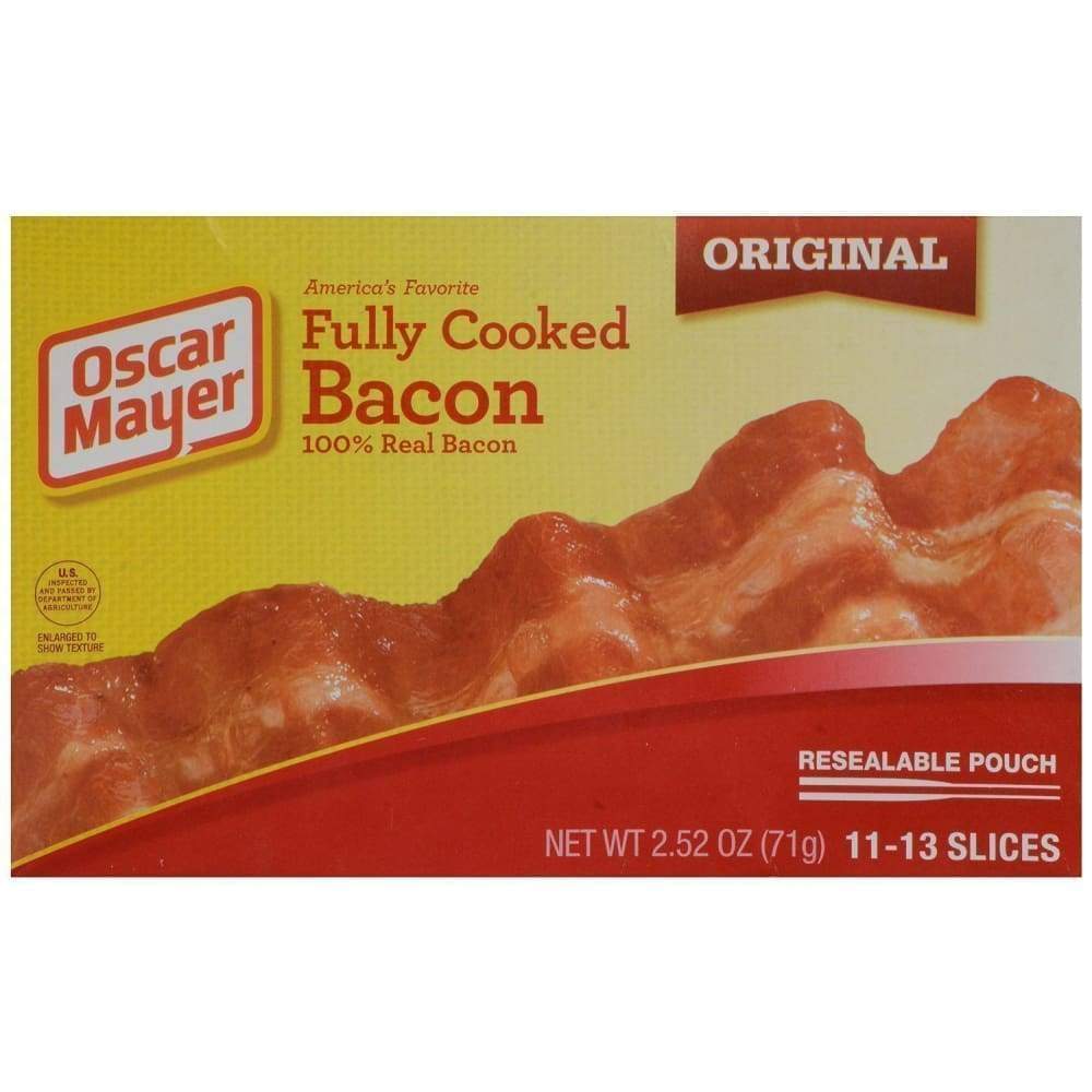Bacon Fully Cooked 2.52 Oz