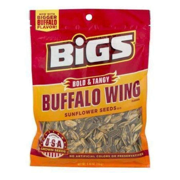 Bigs Buffalo Wing Sunflower Seeds 5.35 Oz.