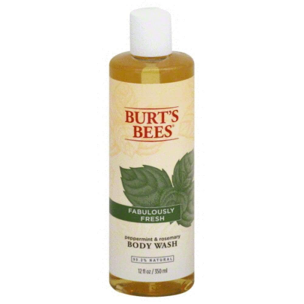 Burts Bees Body Wash Fabulously Fresh Peppermint And Rosemary 12Oz.