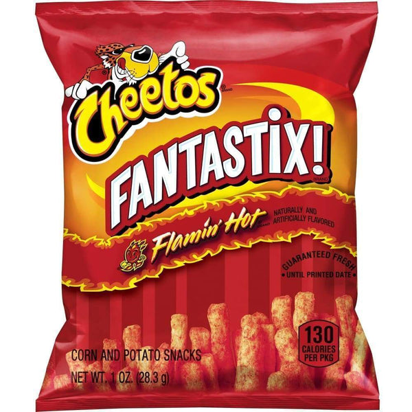 Cheetos Fantastix Flamin Hot Corn & Potato Snacks 1.0 Ounce
