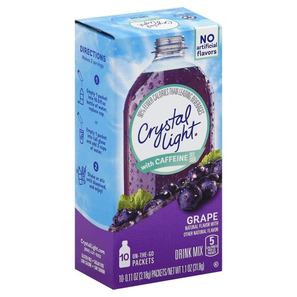 Crystal Light On The Go Powdered Soft Drink Grape