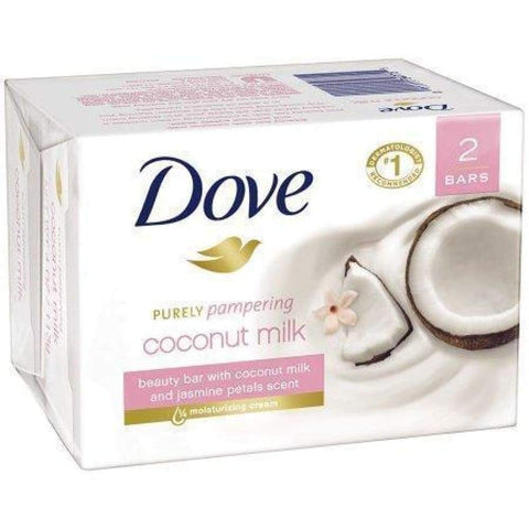 Dove Bar Soap Coconut Milk 2 Bars