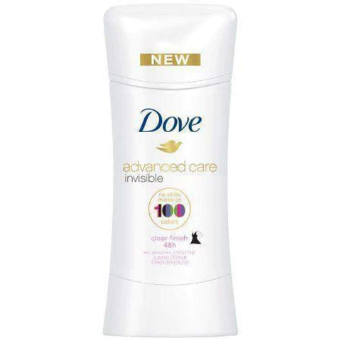 Dove Deodorant Solid Sticks Advance Clear Finish 2.6Oz