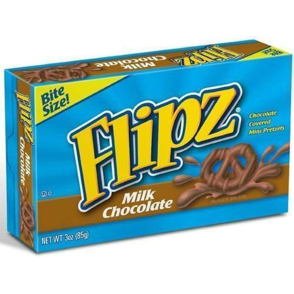 Flipz Milk Chocolate Pretzel Theater Box 3 Oz