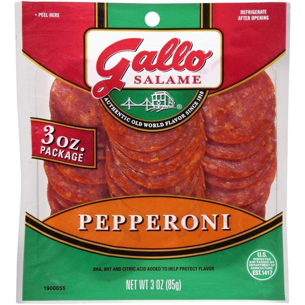 Gallo(R) Salami Deli Sliced Pepperoni 3 Oz.