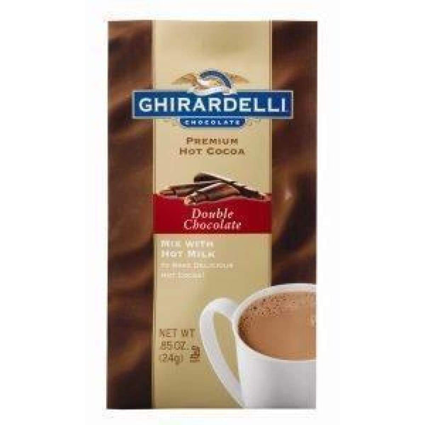 Ghirardelli Double Chocolate Hot Chocolate Packet .85 Oz.
