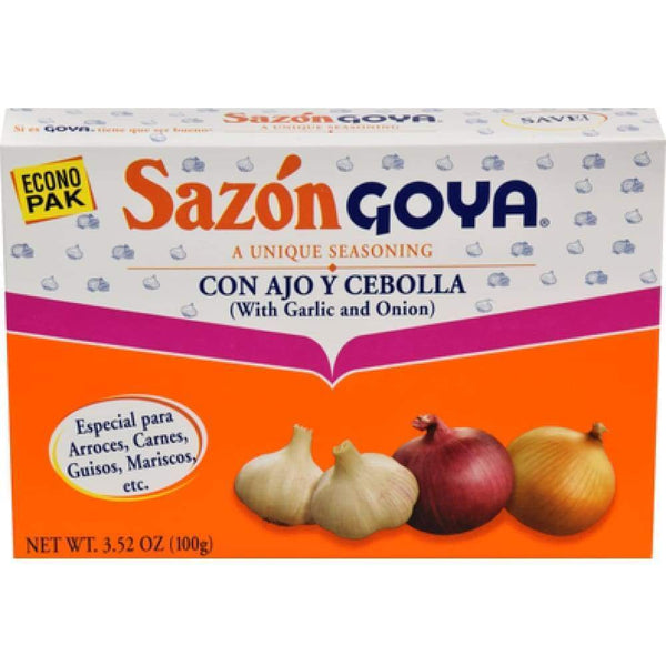 Goya Sazon Ajo Y Cebolla 3.52 Oz
