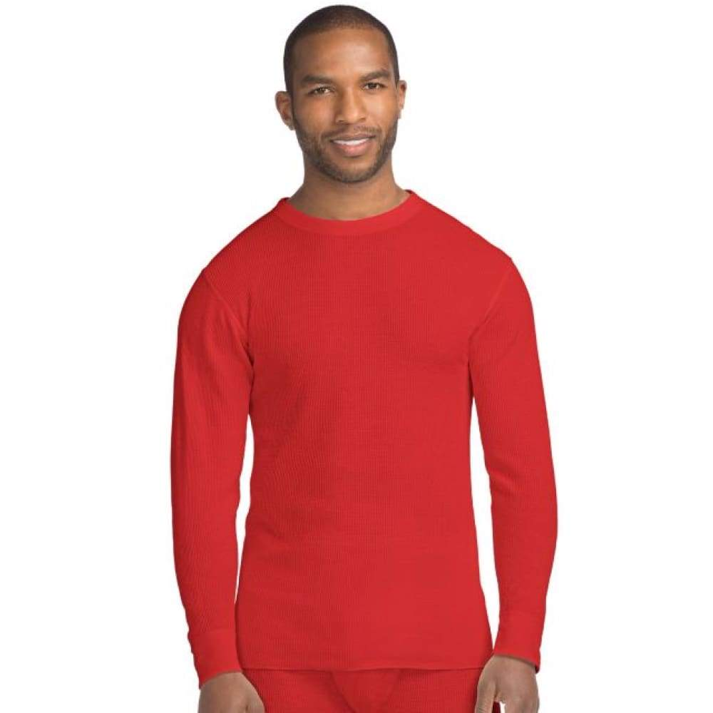 Hanes X Temp Mens Organic Cotton Thermal Crew iCare Packages