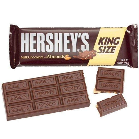 Hersheys Milk Chocolate W/ Almonds King Size Bar