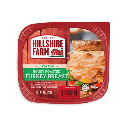 Hillshire Farm Lunchmeat Thin Honey Roasted Turkey Breast 8Oz