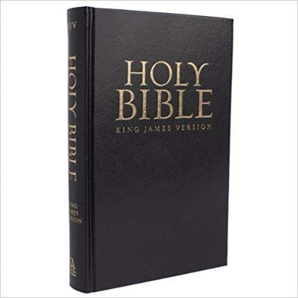 Holy Bible: Kjv Standard Size Hardcover Church Edition: Black (King James Bible)