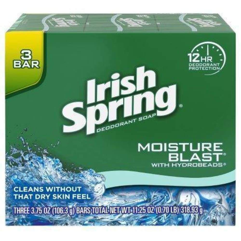 Irish Spring Bar Soap Moisture Blast 3 Bar