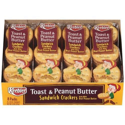 Keebler Cracker Packs Toast & Peanut Butter 11Oz