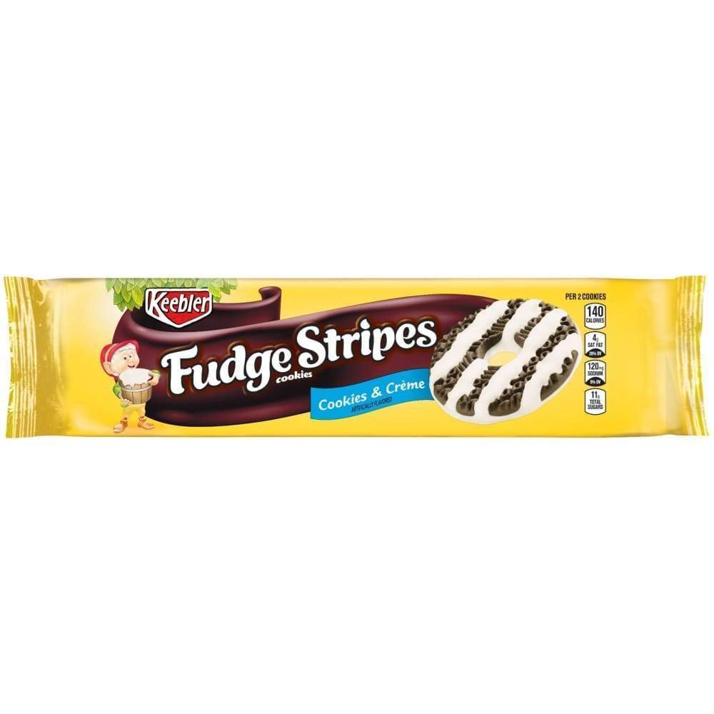 Keebler Fudge Shoppe Fudge Stripes Cookies & Cream 11.5 Oz.