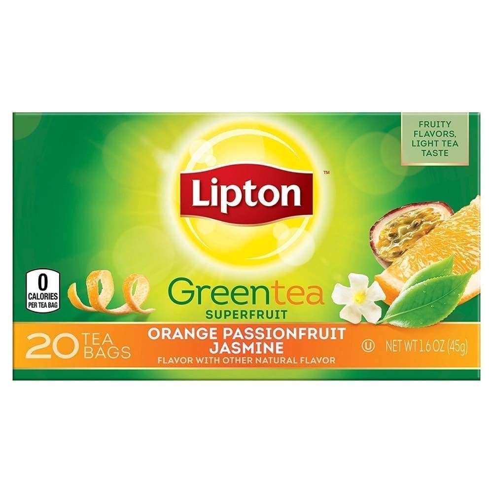 Lipton Green Tea Orange Passionfruit Jasmine 20 Bags