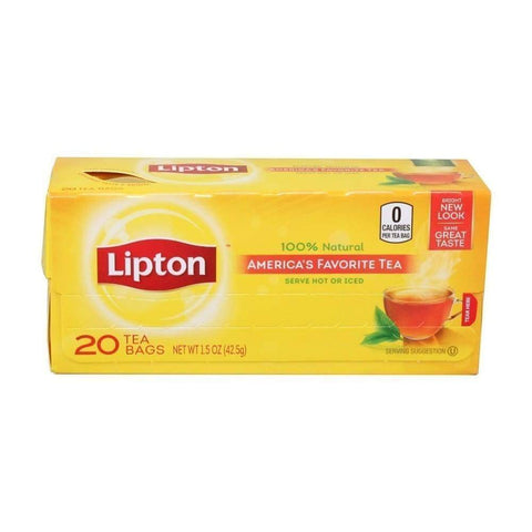 Lipton Tea Black Cup 20 Bags