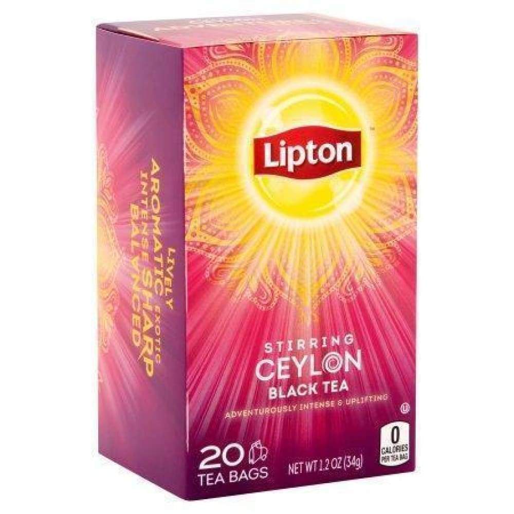 Lipton Tea Ceylon Black Tea - 20 Bags