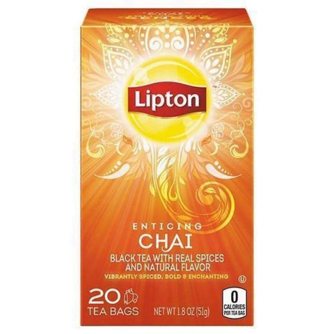 Lipton Tea Chai Black Tea - 20 Bags