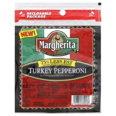 Margherita Pepperoni Turkey 4.5Oz