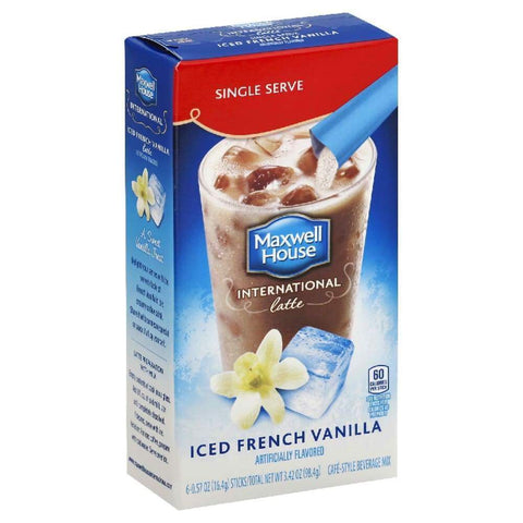 Maxwell House International Cafe Instant Flavored Coffee Drink French Vanilla