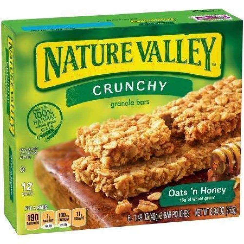 Nature Valley(R) Crunchy Granola Bar Oats & Honey 6 Ct