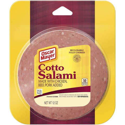 Oscar Mayer Cotto Salami Round Rigid 12 Oz.