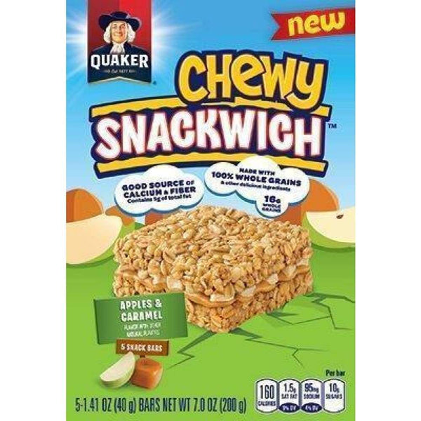 Quaker Chewy Snackwich Bars Apples And Caramel