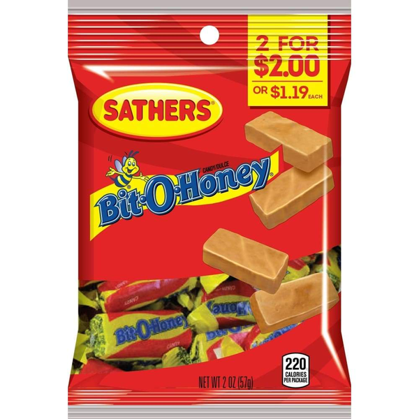 Sathers Bit-O-Honey 2 Oz.