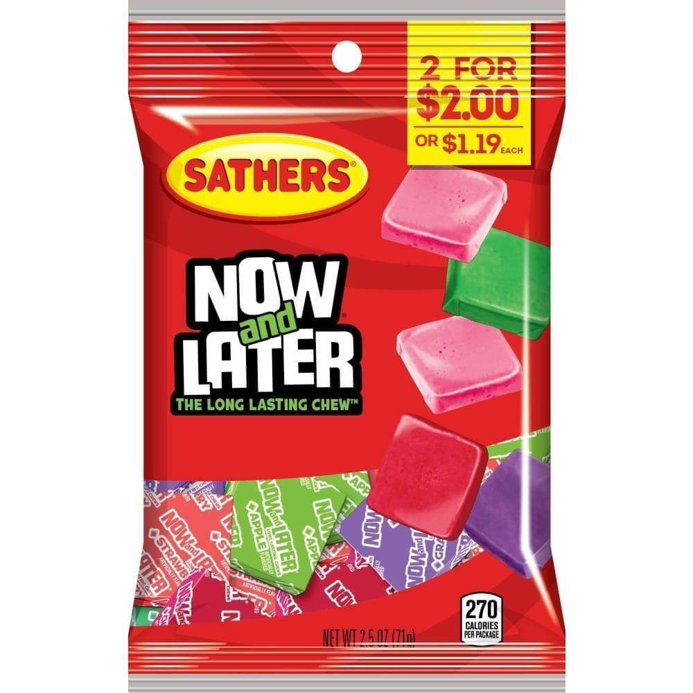 Sathers Now & Later 2.5 Oz.