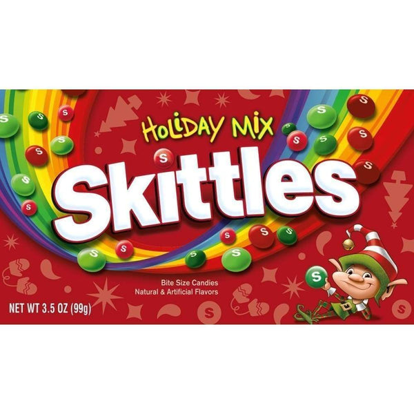 Skittles Holiday Mix Theater Box 3.5 Oz