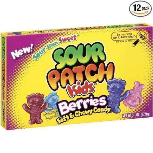 Sour Patch Soft Candy Berries 3.1 Oz.