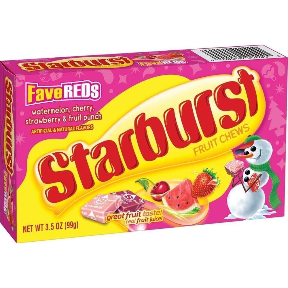 Starburst Fave Reds Holiday Theater Box 3.5 Oz.