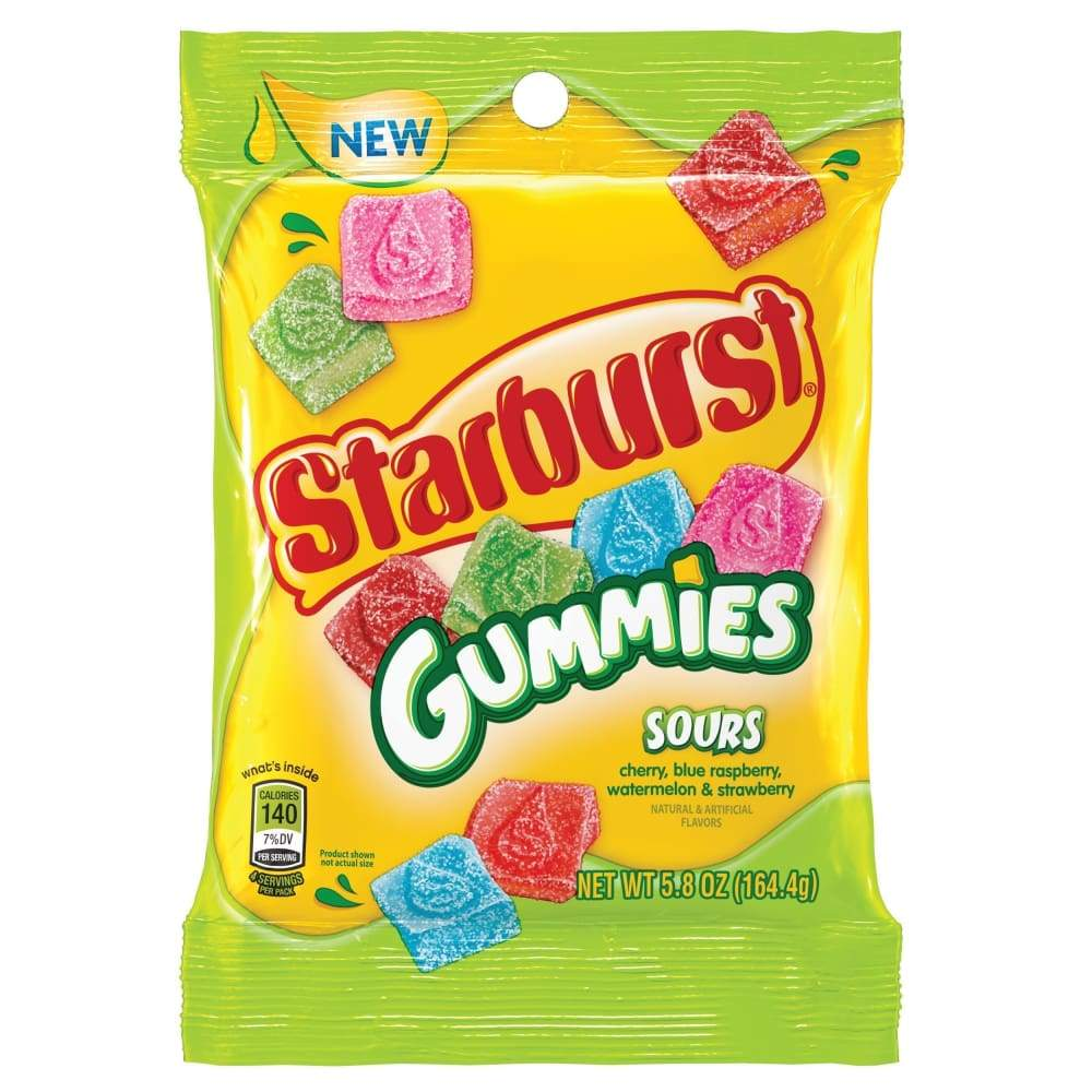 Starburst Gummies Sours 5.8 Oz.
