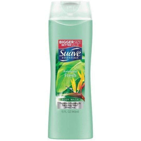 Suave Body Wash Essential Rainforest Fresh 15Oz.