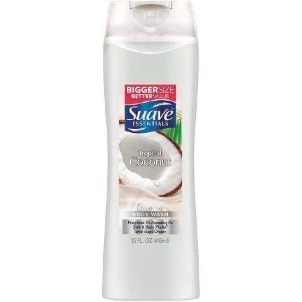 Suave Body Wash Essential Tropical Coconut 15Oz.