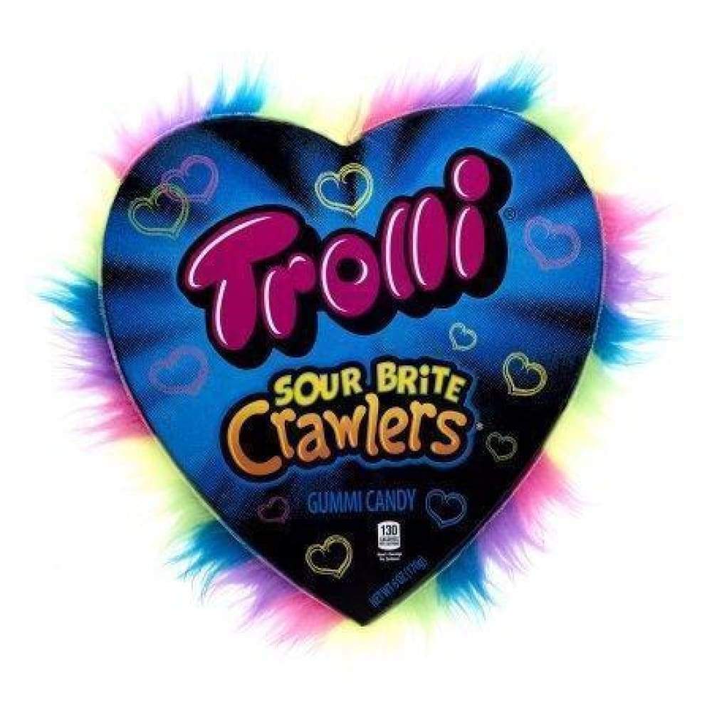 Trolli Sour Brite Crawlers - Large Gift Heart 6 Oz.